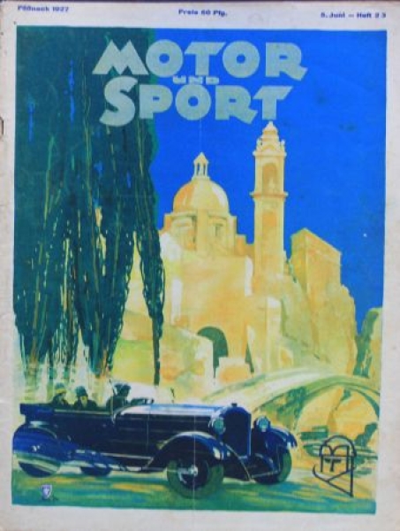 "Motor & Sport" Motor-Magazine Poessneck 1927 (9358)